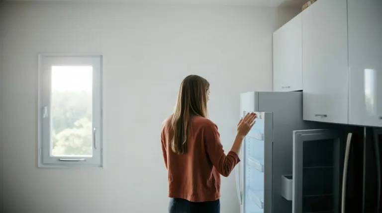 Réfrigérateur ouvert dans une cuisine moderne